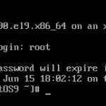CentOS Stream 9 Warning your password will expire in 0 days