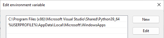 Windows 11 Python にパスを通す